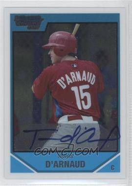 2007 Bowman Draft Picks & Prospects - Chrome Draft Picks #BDPP140 - Rookie Autograph - Travis d'Arnaud