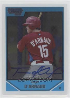 2007 Bowman Draft Picks & Prospects - Chrome Draft Picks #BDPP140 - Rookie Autograph - Travis d'Arnaud