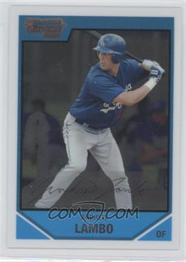 2007 Bowman Draft Picks & Prospects - Chrome Draft Picks #BDPP28 - Andrew Lambo