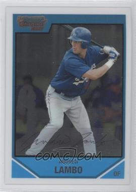 2007 Bowman Draft Picks & Prospects - Chrome Draft Picks #BDPP28 - Andrew Lambo