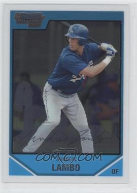 2007 Bowman Draft Picks & Prospects - Chrome Draft Picks #BDPP28 - Andrew Lambo