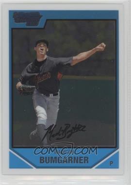 2007 Bowman Draft Picks & Prospects - Chrome Draft Picks #BDPP61 - Madison Bumgarner