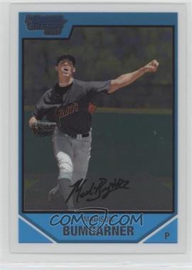 2007 Bowman Draft Picks & Prospects - Chrome Draft Picks #BDPP61 - Madison Bumgarner