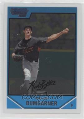 2007 Bowman Draft Picks & Prospects - Chrome Draft Picks #BDPP61 - Madison Bumgarner