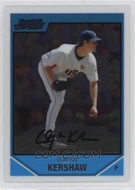 2007 Bowman Draft Picks & Prospects - Chrome Draft Picks #BDPP77 - Prospects - Clayton Kershaw