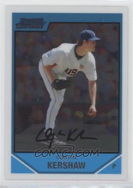 2007 Bowman Draft Picks & Prospects - Chrome Draft Picks #BDPP77 - Prospects - Clayton Kershaw