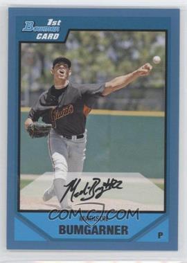 2007 Bowman Draft Picks & Prospects - Prospects - Blue #BDPP61 - Madison Bumgarner /399