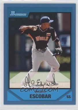 2007 Bowman Draft Picks & Prospects - Prospects - Blue #BDPP90 - Futures Game - Alcides Escobar /399