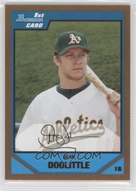 2007 Bowman Draft Picks & Prospects - Prospects - Gold #BDPP50 - Sean Doolittle