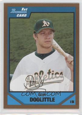 2007 Bowman Draft Picks & Prospects - Prospects - Gold #BDPP50 - Sean Doolittle