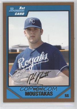 2007 Bowman Draft Picks & Prospects - Prospects - Gold #BDPP53 - Mike Moustakas