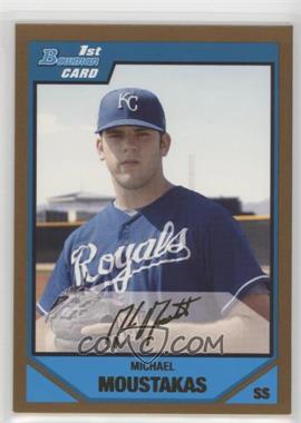 2007 Bowman Draft Picks & Prospects - Prospects - Gold #BDPP53 - Mike Moustakas