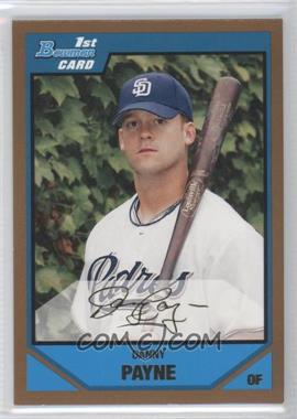 2007 Bowman Draft Picks & Prospects - Prospects - Gold #BDPP62 - Danny Payne