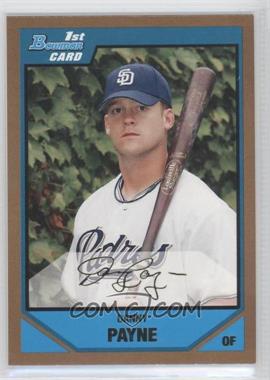 2007 Bowman Draft Picks & Prospects - Prospects - Gold #BDPP62 - Danny Payne