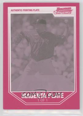 2007 Bowman Draft Picks & Prospects - Prospects - Printing Plate Magenta Framed #BDPP70 - Futures Game - Emiliano Fruto /1