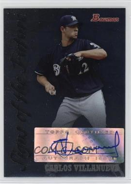 2007 Bowman Draft Picks & Prospects - Signs of the Future #SOF-CV - Carlos Villanueva