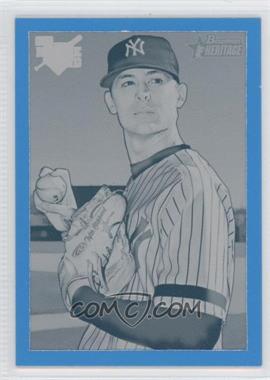 2007 Bowman Heritage - [Base] - Printing Plate Cyan #209 - Tyler Clippard /1