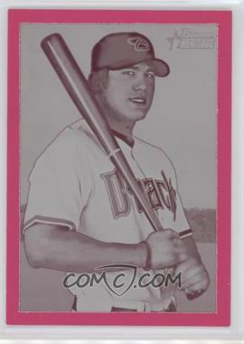 2007 Bowman Heritage - [Base] - Printing Plate Magenta #141 - Carlos Quentin /1