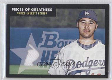 2007 Bowman Heritage - Pieces of Greatness - Black #PG-AE - Andre Ethier /52