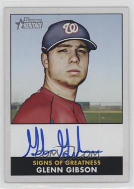 2007 Bowman Heritage - Signs of Greatness #SG-GG - Glenn Gibson