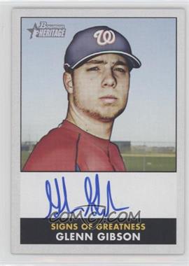 2007 Bowman Heritage - Signs of Greatness #SG-GG - Glenn Gibson