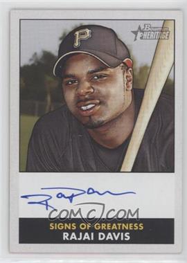 2007 Bowman Heritage - Signs of Greatness #SG-RD - Rajai Davis