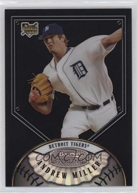 2007 Bowman Sterling - [Base] - Black Refractor #BS-AM - Andrew Miller /25