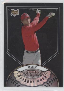 2007 Bowman Sterling - [Base] - Black Refractor #BS-BW.2 - Brandon Wood /25