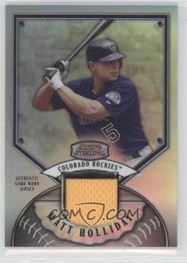 2007 Bowman Sterling - [Base] - Refractor #BS-MH - Matt Holliday /199