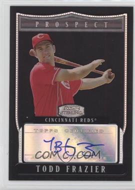 2007 Bowman Sterling - Prospects - Black Refractor #BSP-TF.1 - Todd Frazier /25