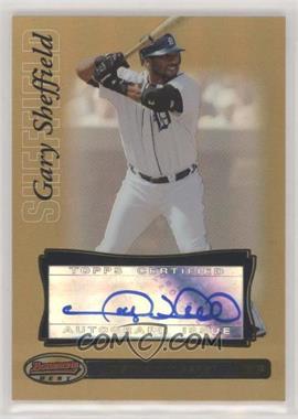 2007 Bowman's Best - [Base] - Gold #26.2 - Gary Sheffield (Autograph) /50