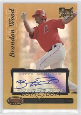 2007 Bowman's Best - [Base] - Gold #73.2 - Brandon Wood (Autograph) /50