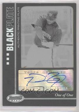 2007 Bowman's Best - [Base] - Printing Plate Black #51 - Prince Fielder /1