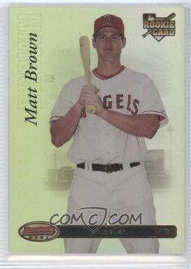 2007 Bowman's Best - [Base] #59 - Matthew Brown /799