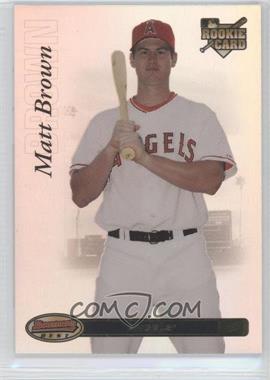 2007 Bowman's Best - [Base] #59 - Matthew Brown /799