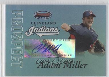 2007 Bowman's Best - Prospects - Blue #BBP44 - Autograph - Adam Miller /99