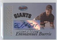 Autograph - Emmanuel Burriss #/99