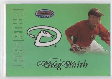 2007 Bowman's Best - Prospects - Green #BBP1 - Greg Smith /249