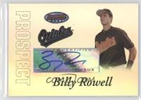 Autograph - Billy Rowell
