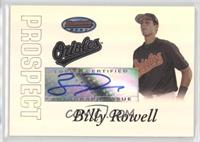 Autograph - Billy Rowell