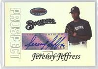 Autograph - Jeremy Jeffress