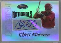 Autograph - Chris Marrero [Noted]