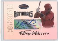 Autograph - Chris Marrero