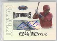 Autograph - Chris Marrero