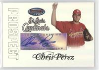 Autograph - Chris Perez [EX to NM]