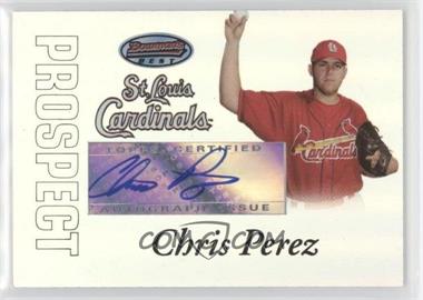 2007 Bowman's Best - Prospects #BBP59 - Autograph - Chris Perez [EX to NM]
