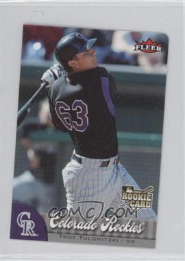 2007 Fleer - [Base] - Mini Die-Cut #338 - Troy Tulowitzki