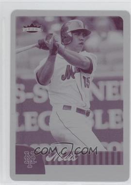 2007 Fleer - [Base] - Printing Plate Magenta #136 - Carlos Beltran /1