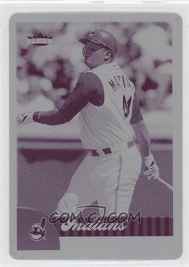 2007 Fleer - [Base] - Printing Plate Magenta #242 - Victor Martinez /1