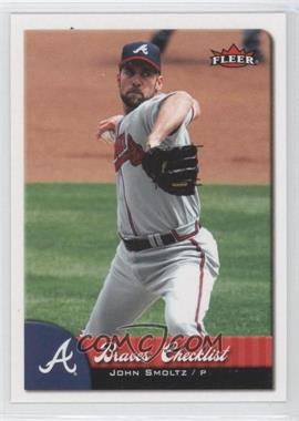 2007 Fleer - [Base] #372 - Team Checklist - John Smoltz